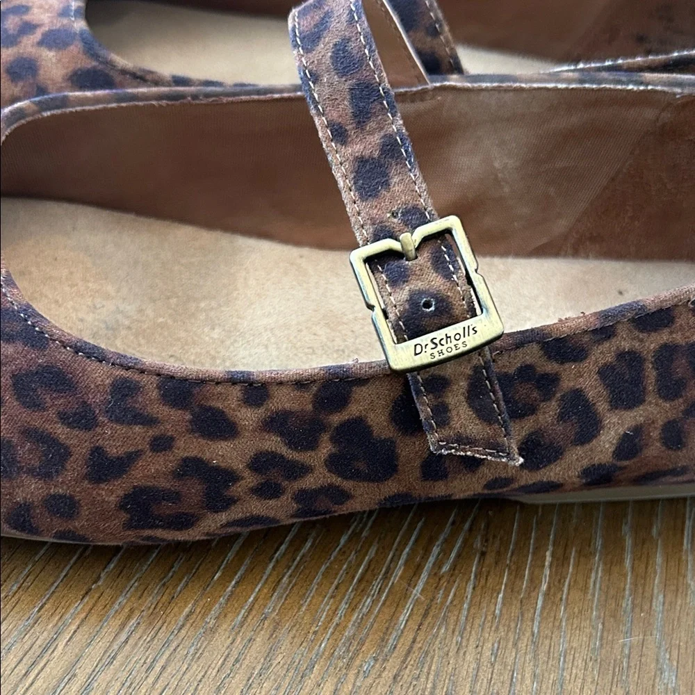Dr. Scholls women Leopard Print Mary Jane Flats - Brown - Picture 5 of 6